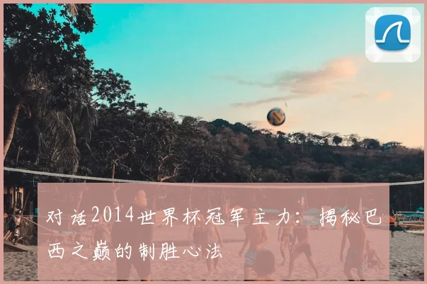 对话2014世界杯冠军主力：揭秘巴西之巅的制胜心法