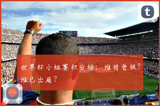 世界杯小组赛积分榜:谁将晋级?谁已出局?